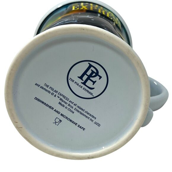 2023 Polar Express Ceramic Warner Bros Embossed 3D Christmas Coffee Hot Coco Mug - Picture 8 of 10